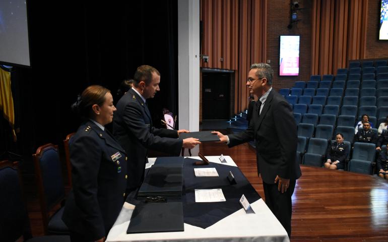 En ceremonia fueron certificados 46 graduandos capacitados por la EPFAC