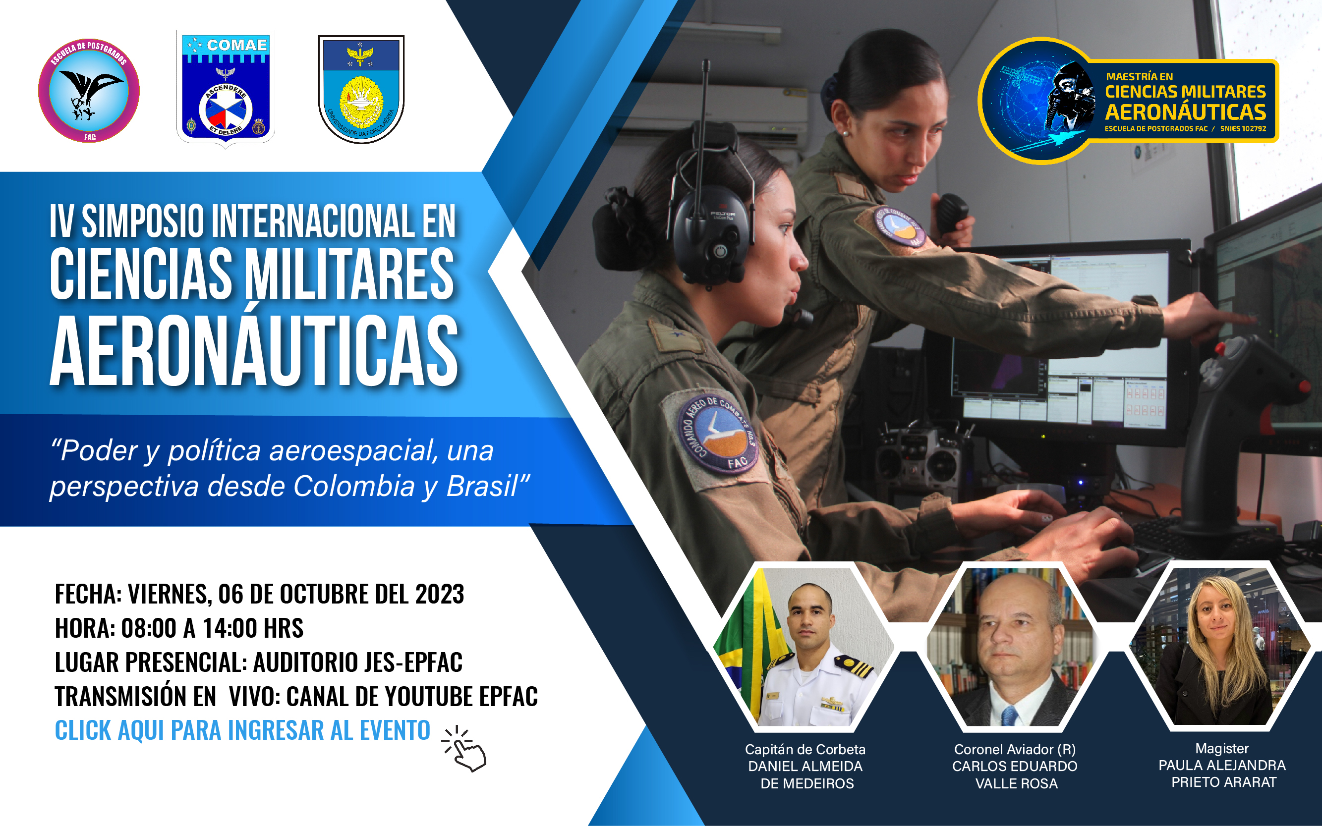 IV SIMPOSIO INTERNACIONAL EN CIENCIAS MILITARES AERONÁUTICAS